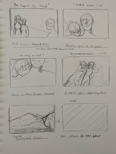 Story Board; feat: Alexis (2023 fan project)